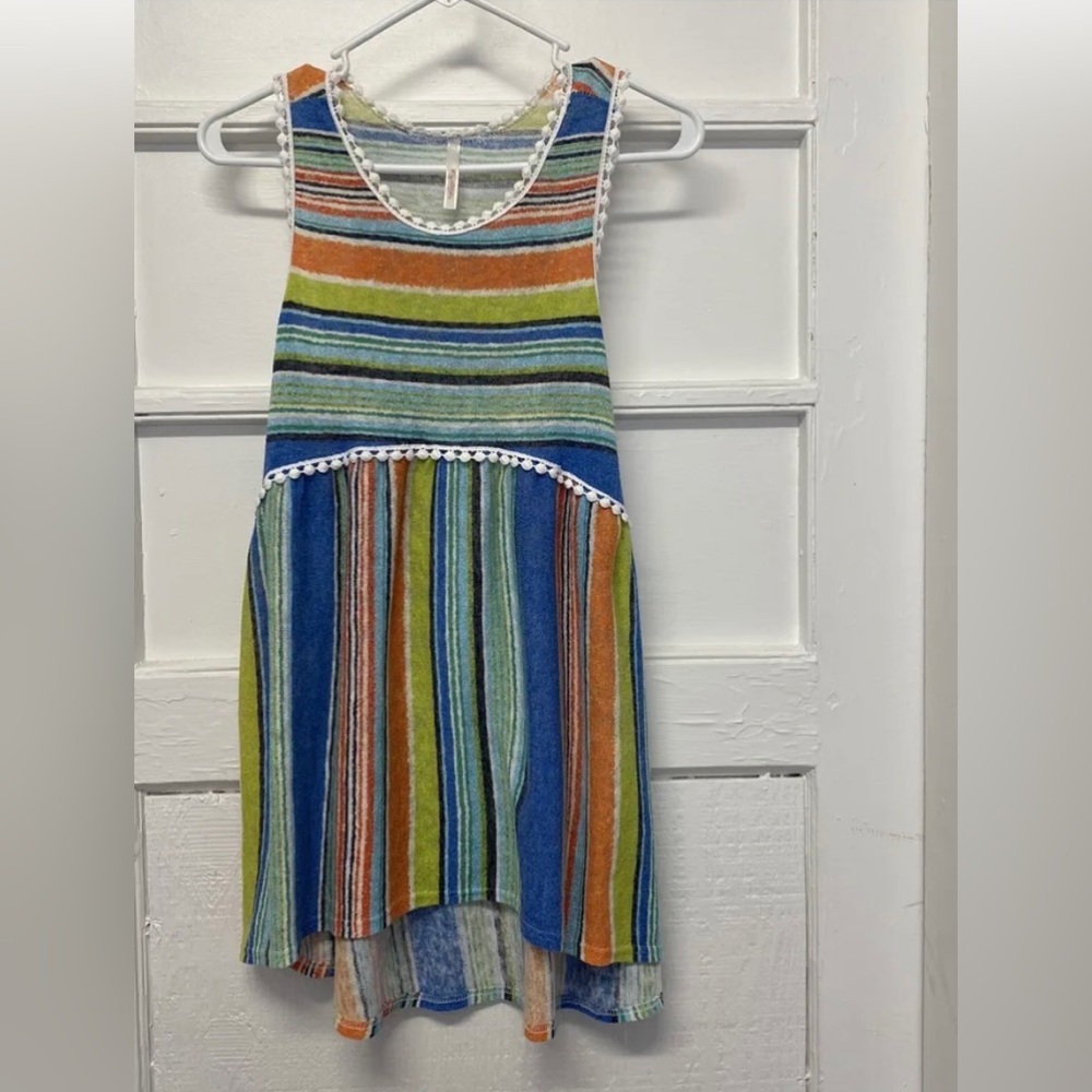 Tank top summer top womens tank top my story small